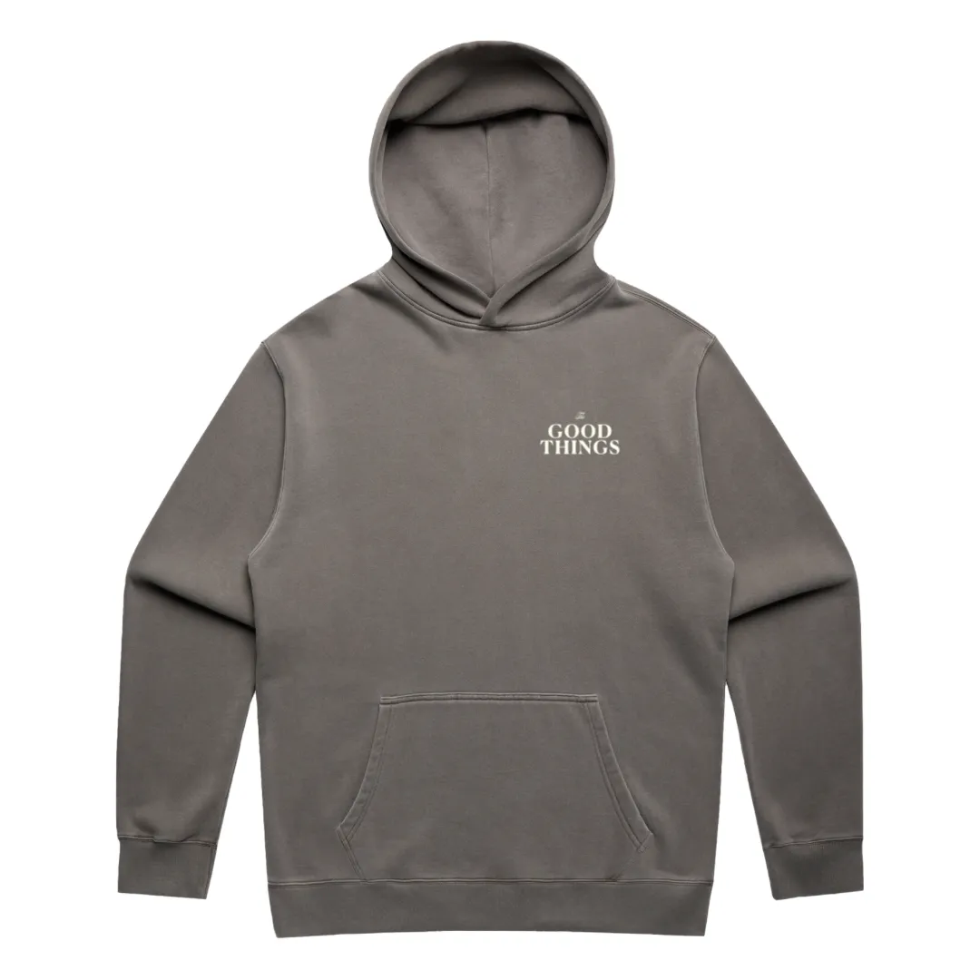 304 Womens Good Things Hoodie Faded Grey