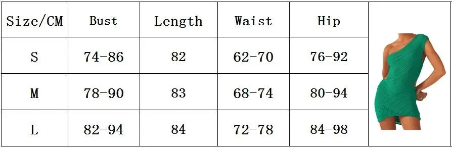 A&A Crochet Knitted One Shoulder Bodycon Dress
