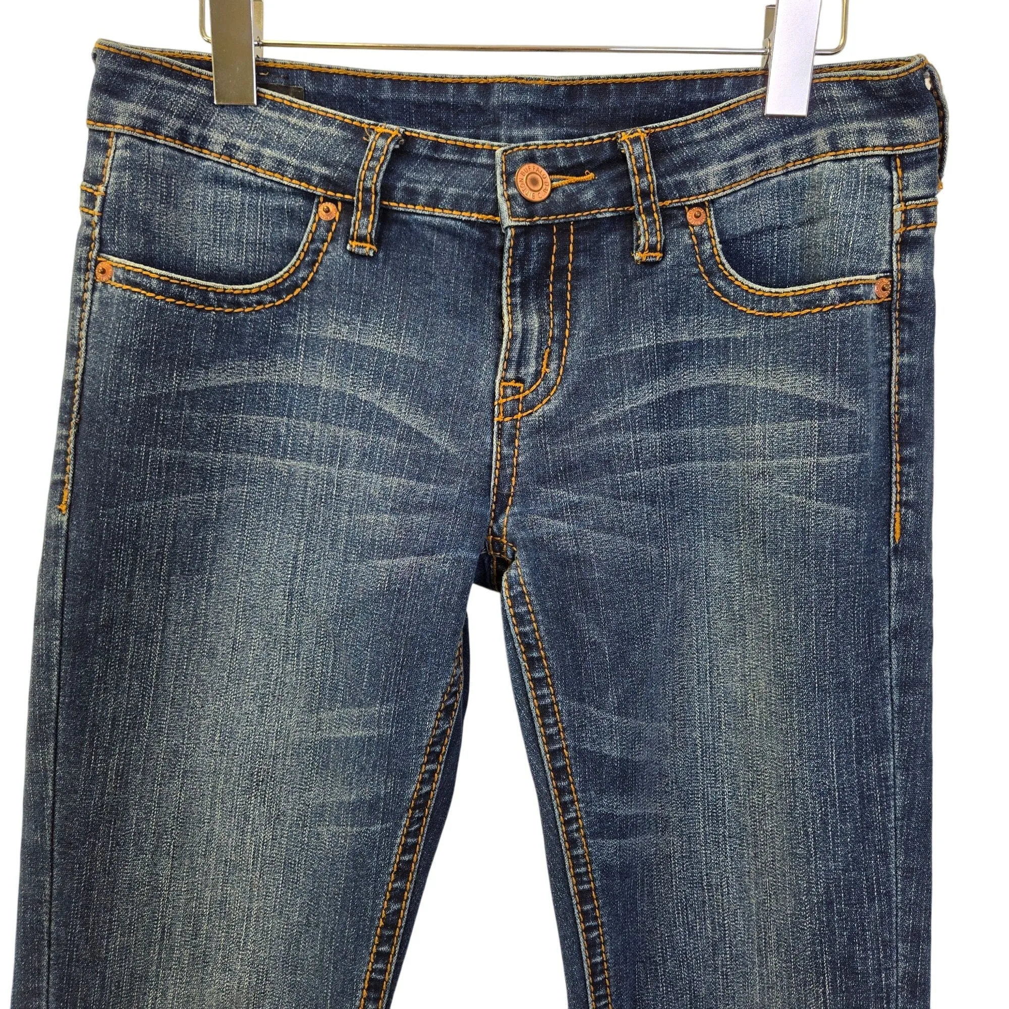 Buffalo David Bitton Mischa Low Rise Small Bootcut Jeans Size 28