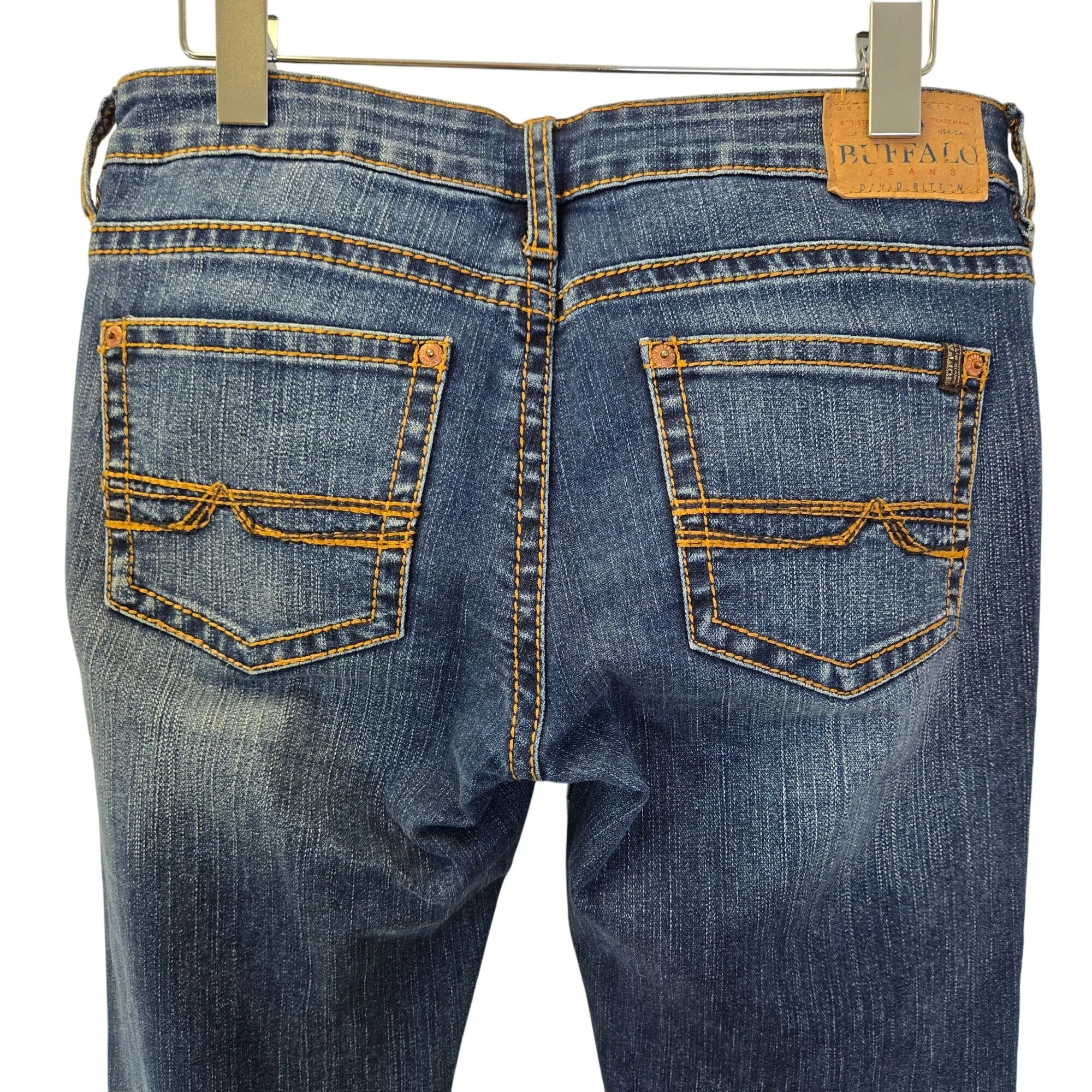 Buffalo David Bitton Mischa Low Rise Small Bootcut Jeans Size 28