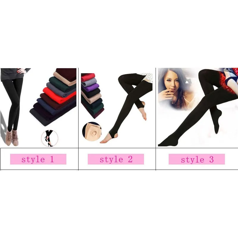 Candy Color Stretch Fleece Leggings