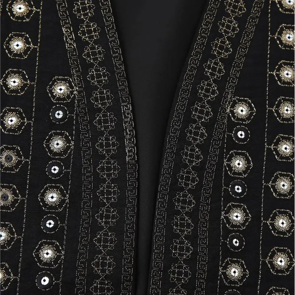 Catori Sequin Embroidery Boho Vests