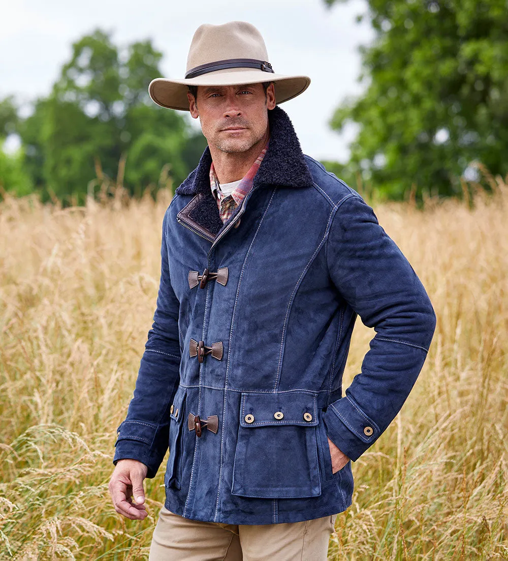 Comstock & Co Goat Suede Zip Jacket