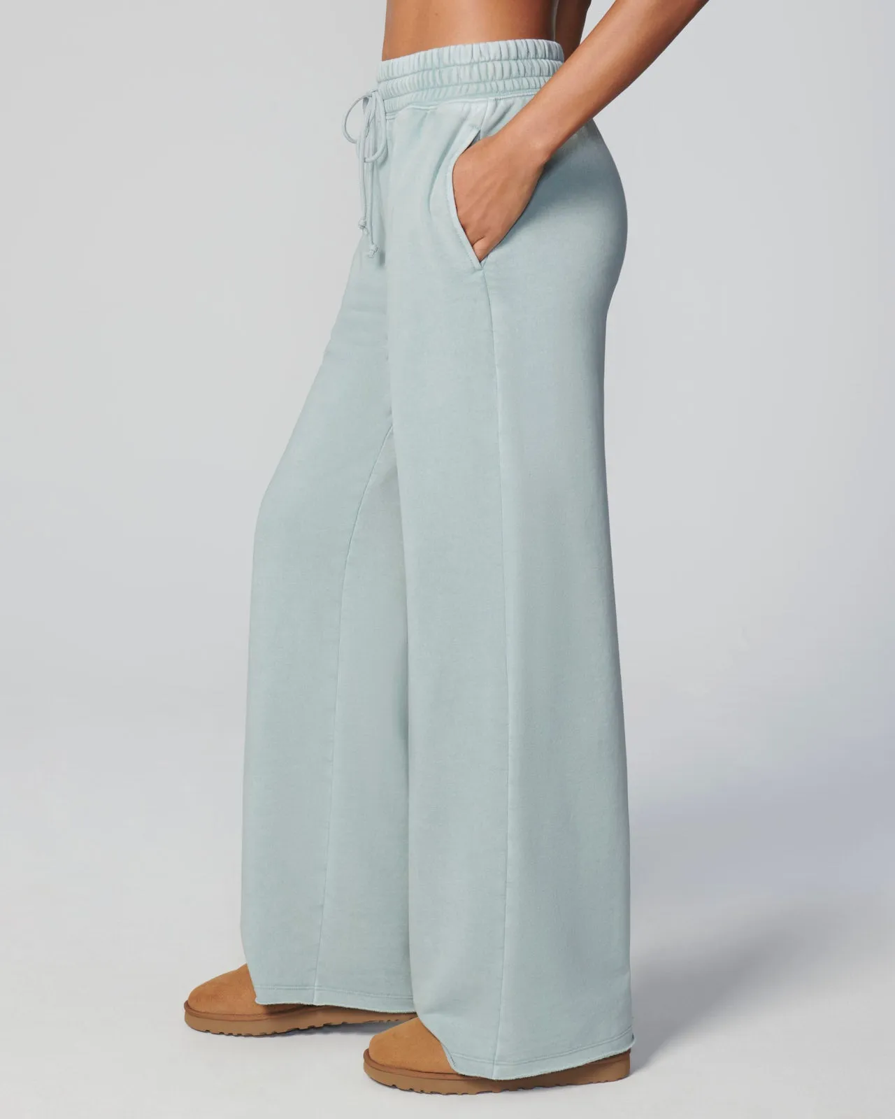 Cozy Crush Mineral Wash Wide Leg Sweatpant