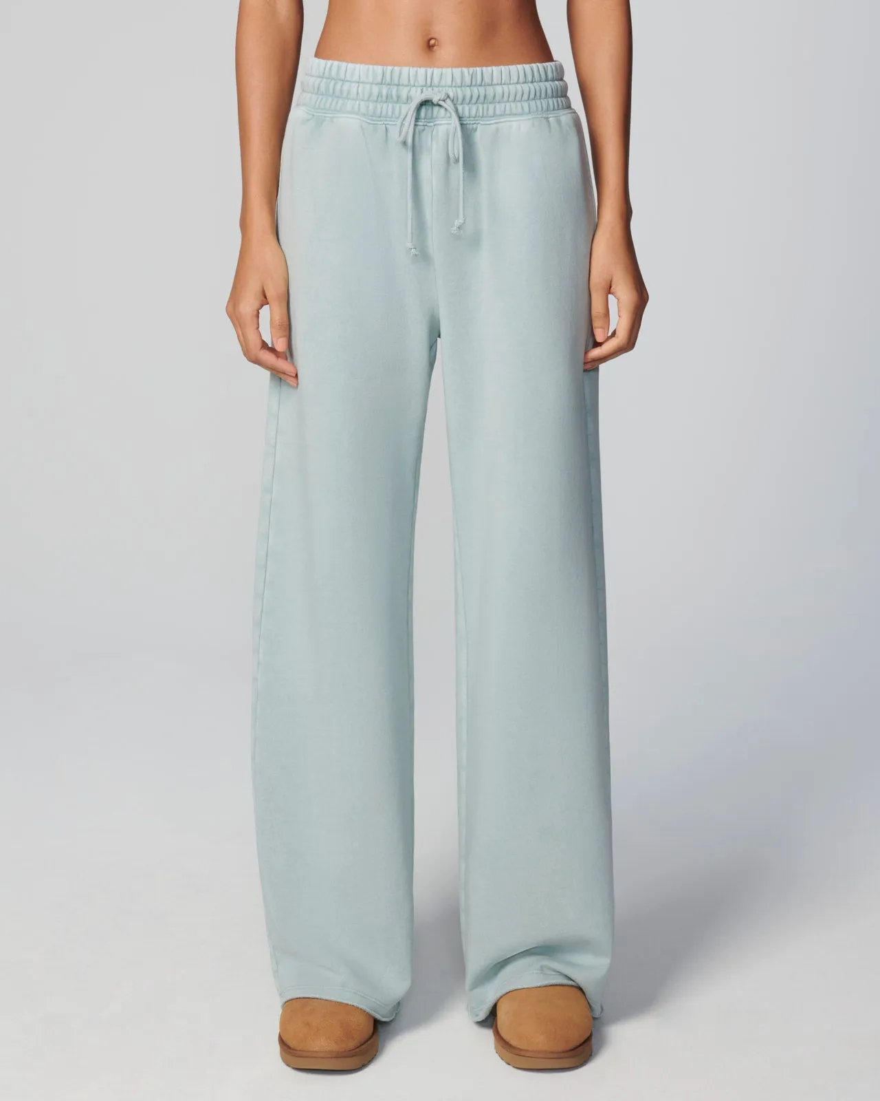 Cozy Crush Mineral Wash Wide Leg Sweatpant