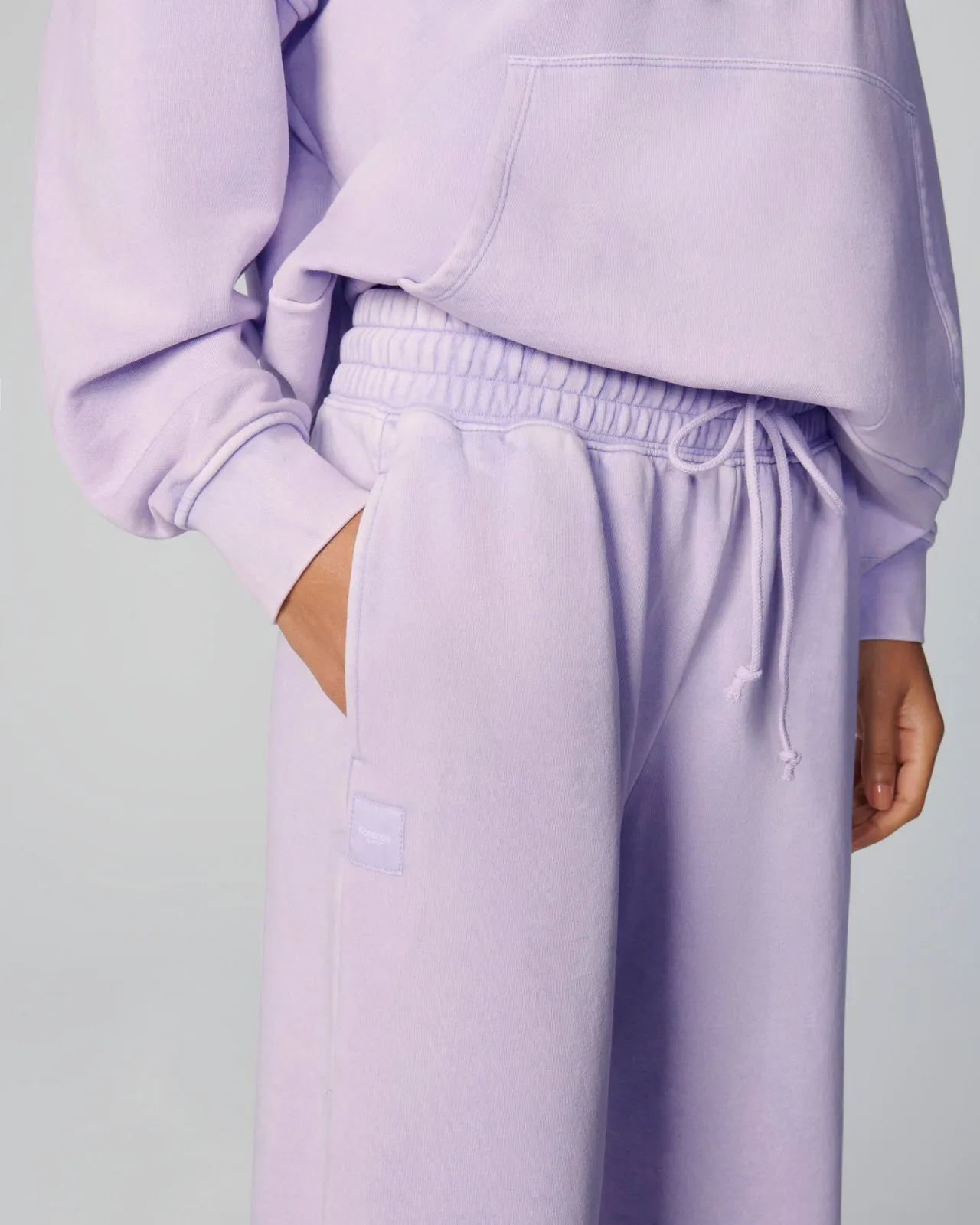 Cozy Crush Mineral Wash Wide Leg Sweatpant