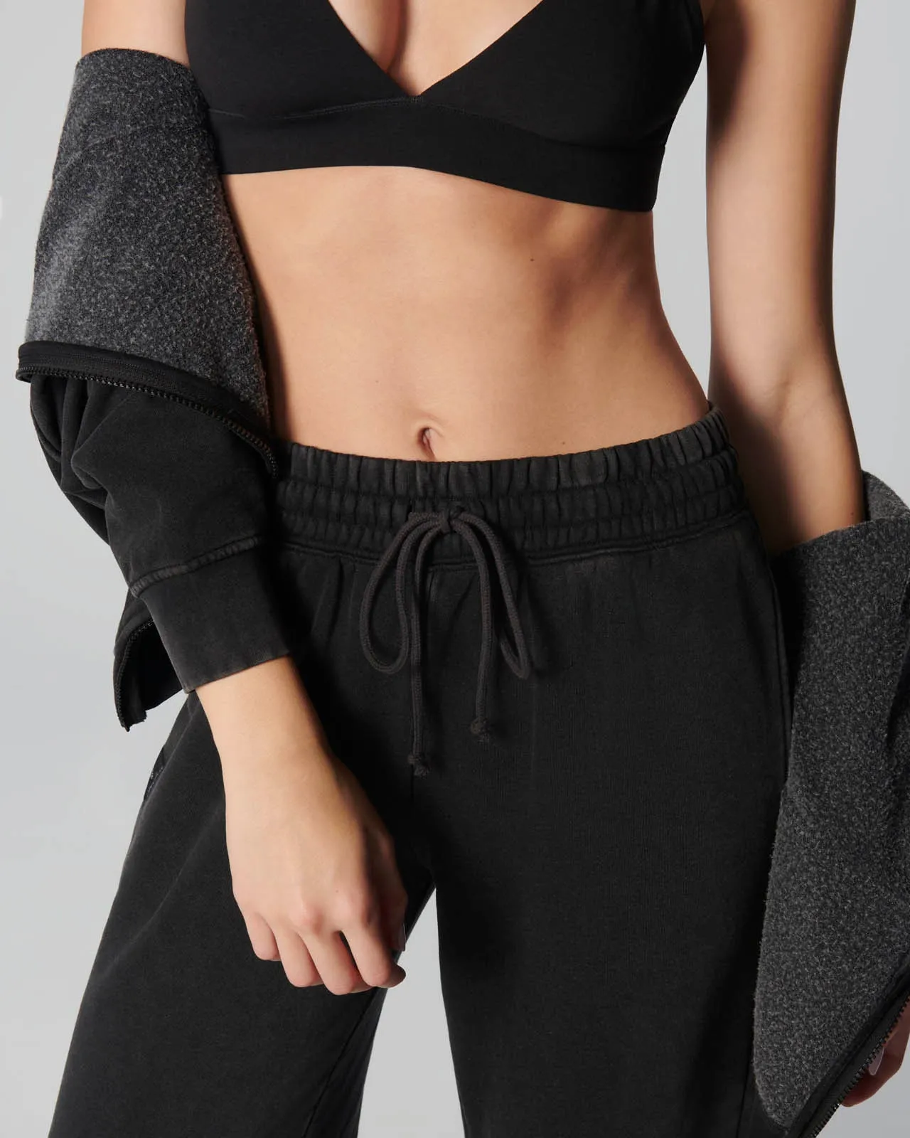 Cozy Crush Mineral Wash Wide Leg Sweatpant