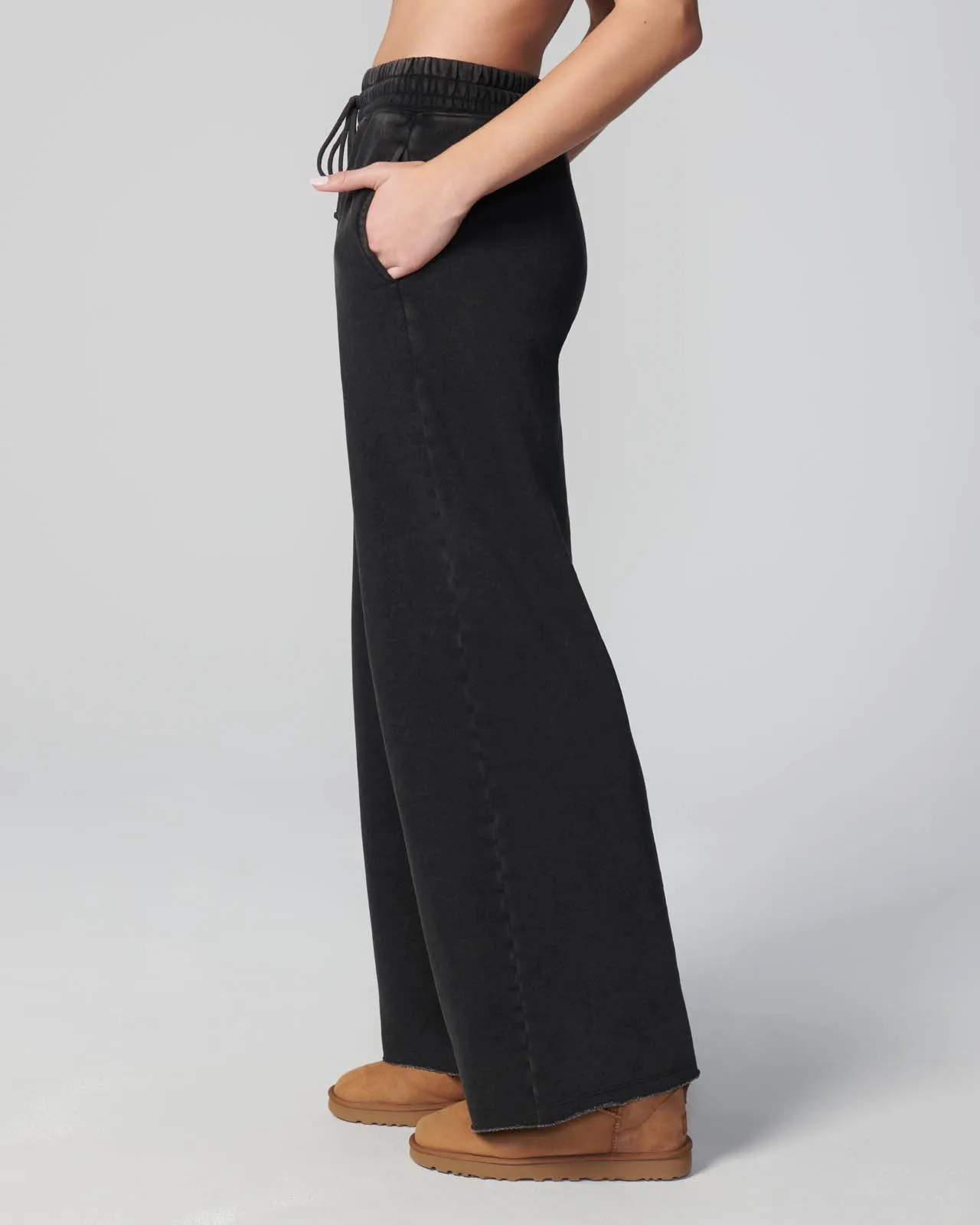 Cozy Crush Mineral Wash Wide Leg Sweatpant