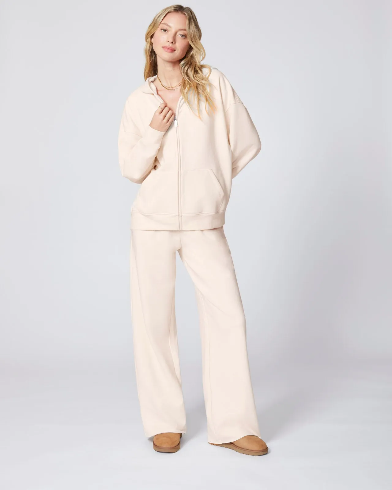 Cozy Crush Mineral Wash Wide Leg Sweatpant