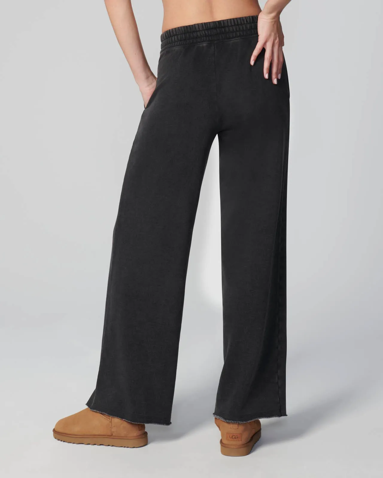 Cozy Crush Mineral Wash Wide Leg Sweatpant