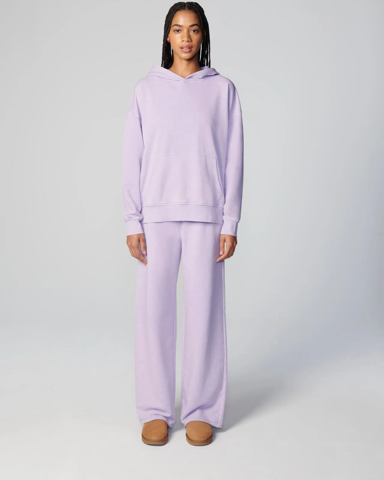 Cozy Crush Mineral Wash Wide Leg Sweatpant