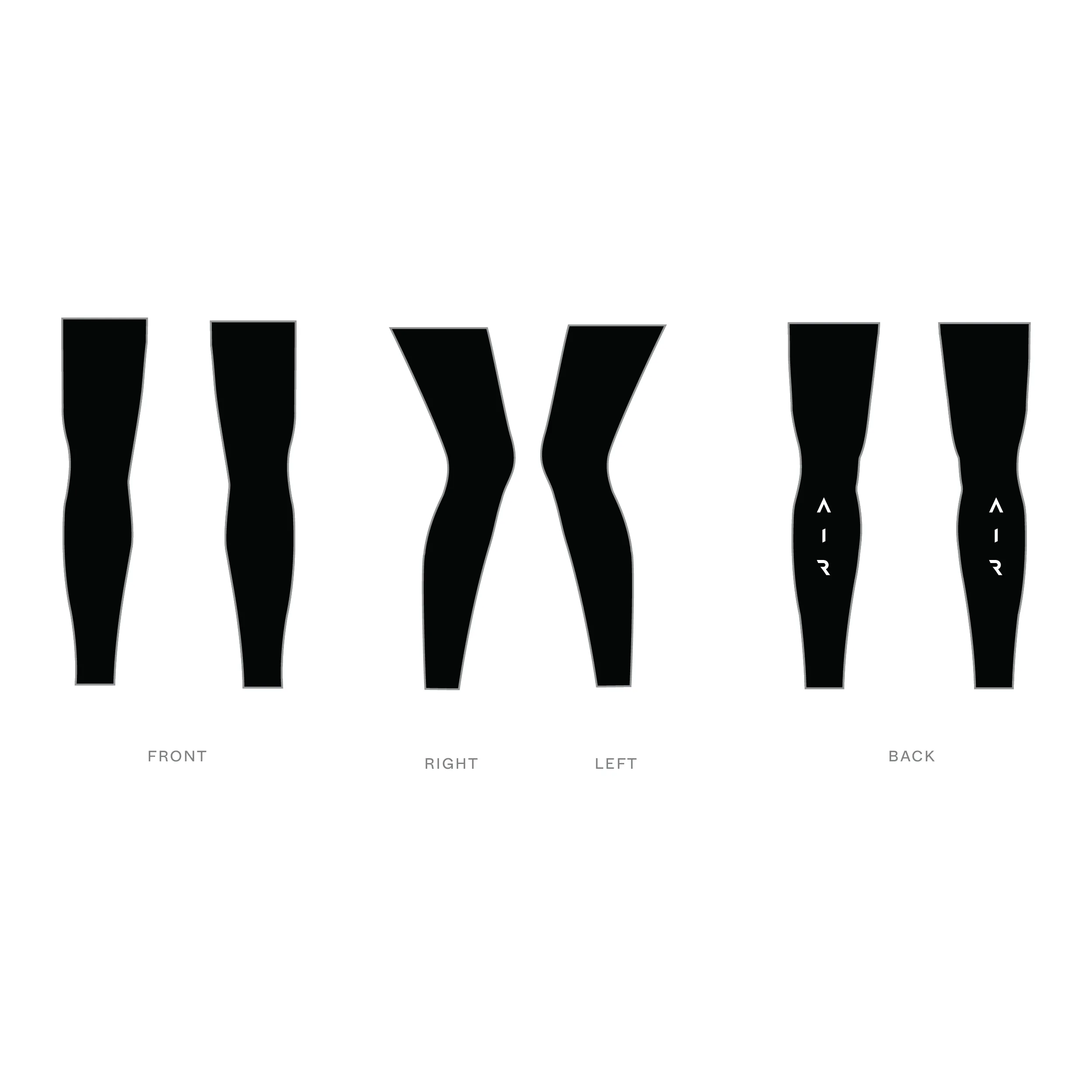 Custom Leg Warmer - Air CC Black