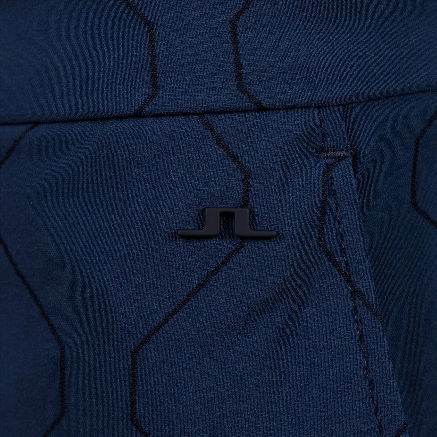 Diamond Double Weave Stretch Shorts JL Navy - SS23