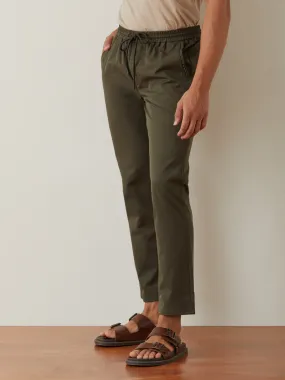 Forest Green Plain Joggers