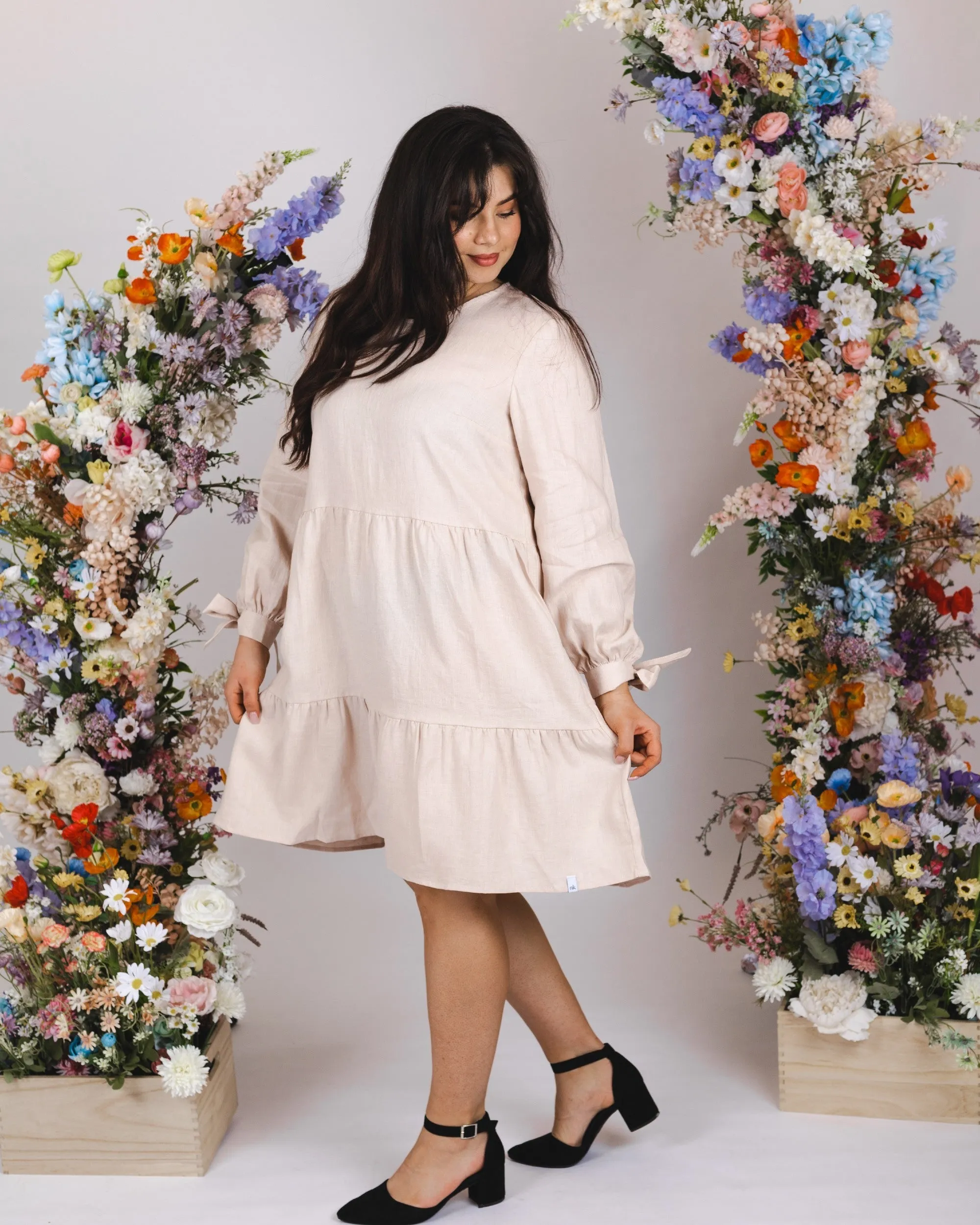 Hailey Dress Sandshell Beige