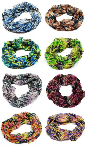 Ladies Sheer Spring Infinity Circle Scarf Wholesale
