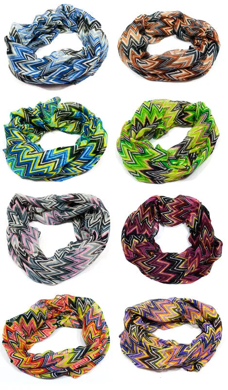 Ladies Sheer Spring Infinity Circle Scarf Wholesale