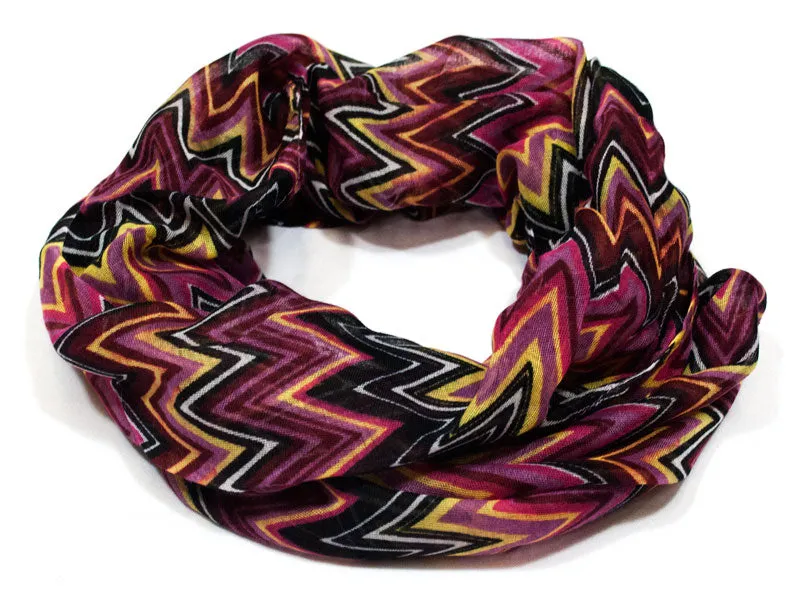 Ladies Sheer Spring Infinity Circle Scarf Wholesale