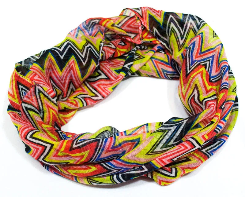 Ladies Sheer Spring Infinity Circle Scarf Wholesale
