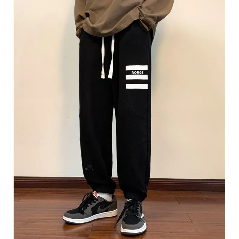 Loose Fit Knitted Tapered Drawstring Sweatpant