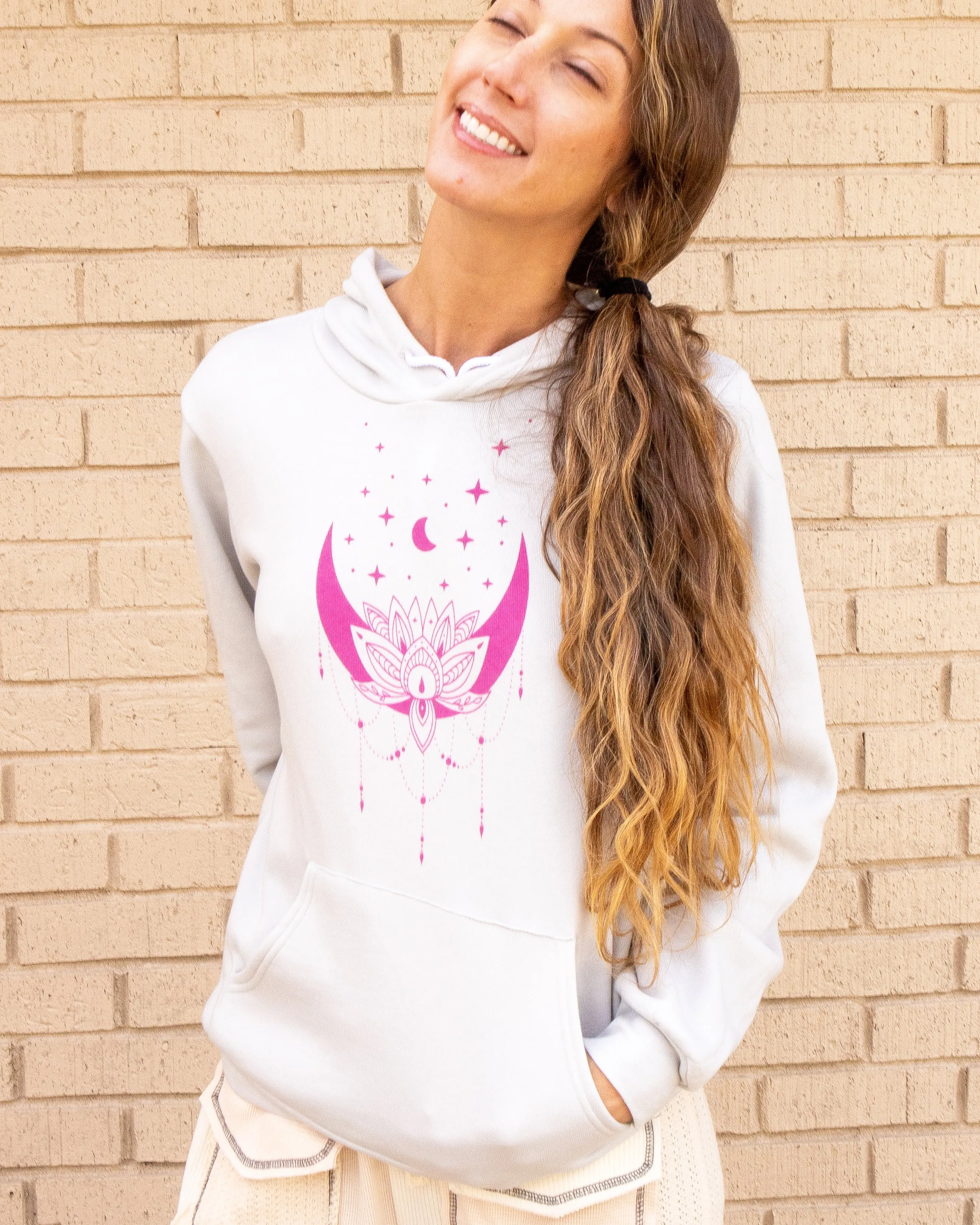 Lotus Moon - Pebble Pullover Hoodie