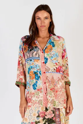 Lula Soul Sicily Shirt Multi Orange S
