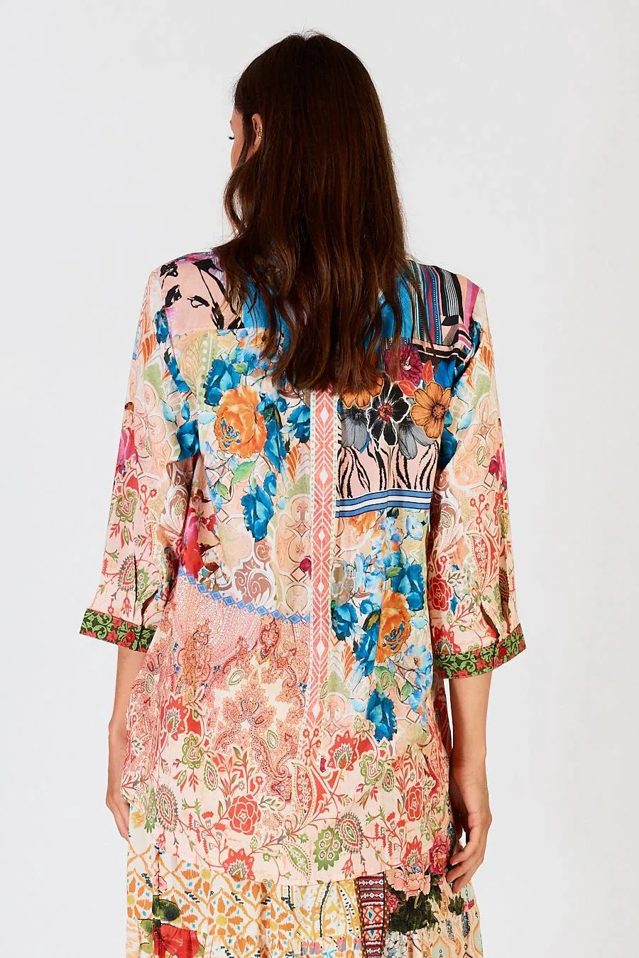 Lula Soul Sicily Shirt Multi Orange S