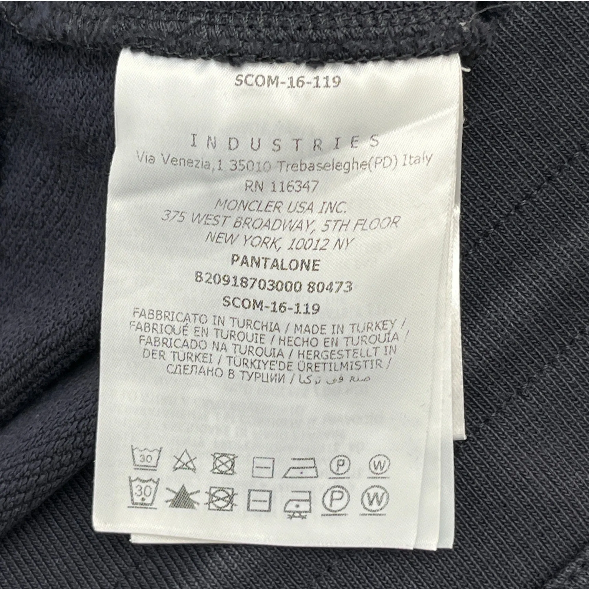 Men's Maglia Joggers Navy Size S