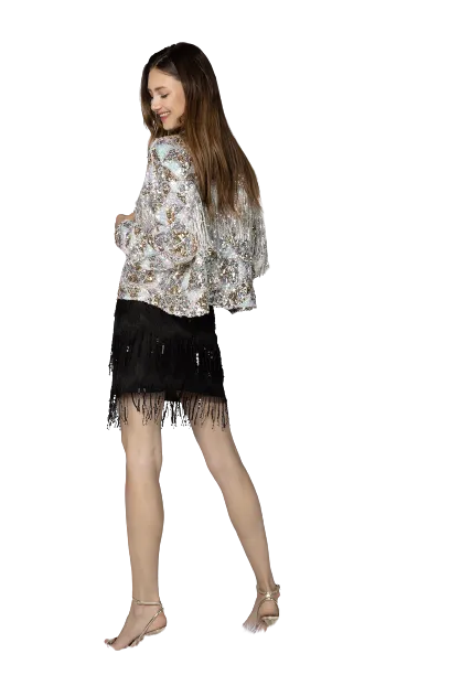 Miss Me Woman's Super Star Sequin Jacket