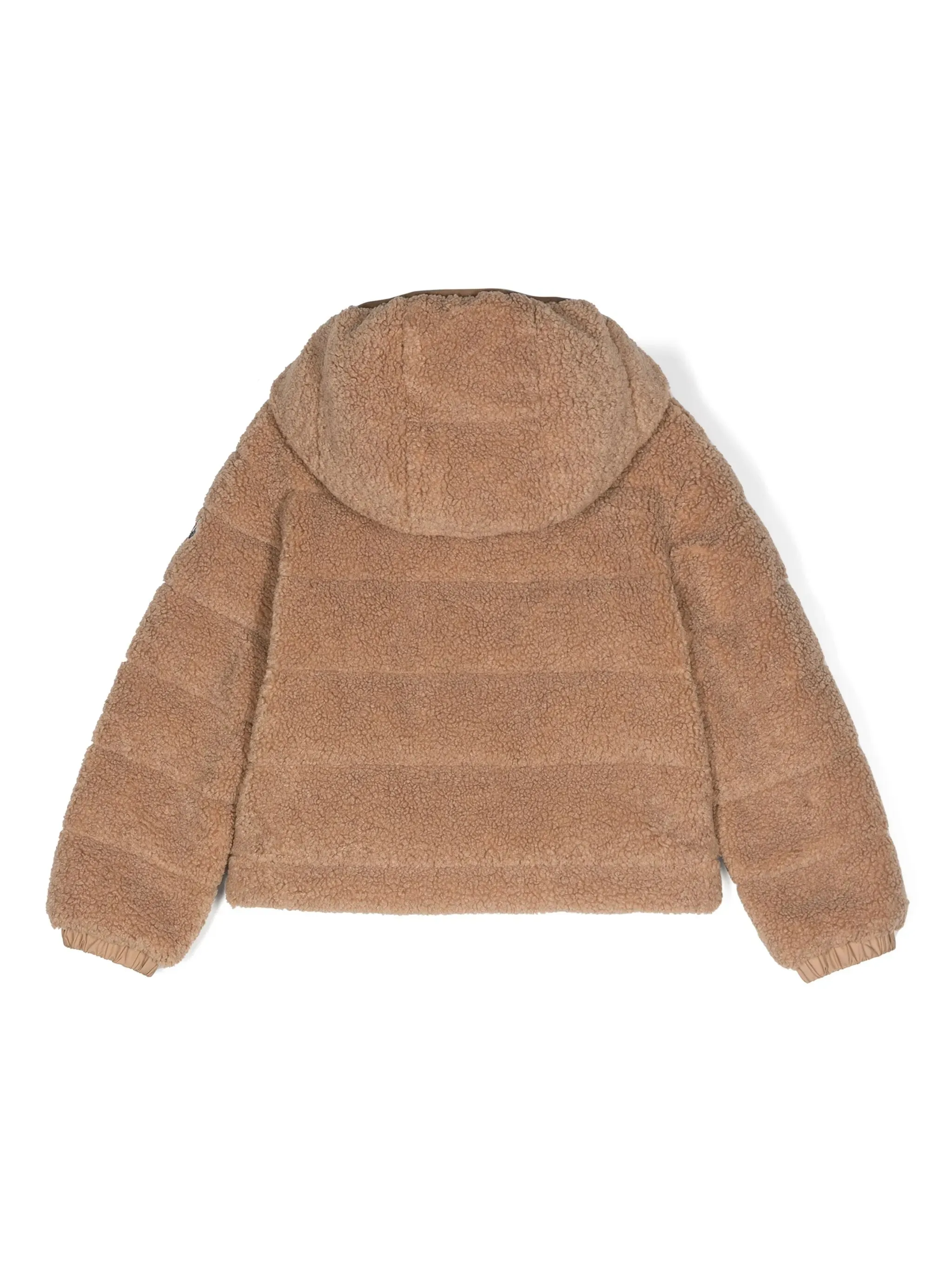 MONCLER KIDS Boys Audrieu Teddy Padded Jacket Brown