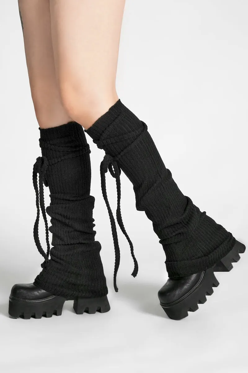 Morrigan Tie Up Leg Warmers