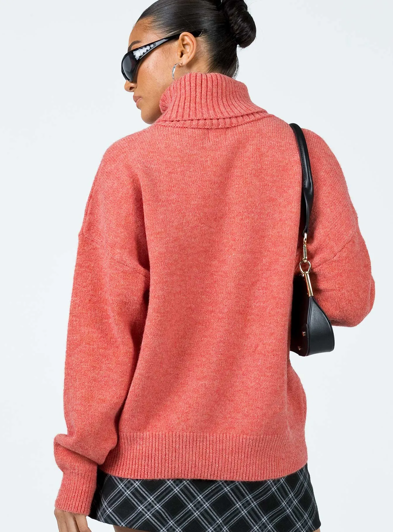 Oswin Turtleneck Sweater Orange