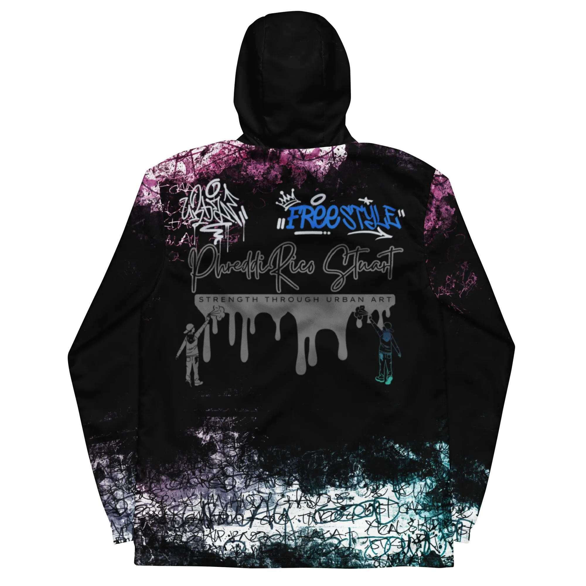 PhreddiRico Stuart Graffiti Men’s windbreaker