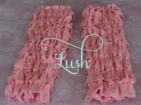 PINK RUFFLE LACE