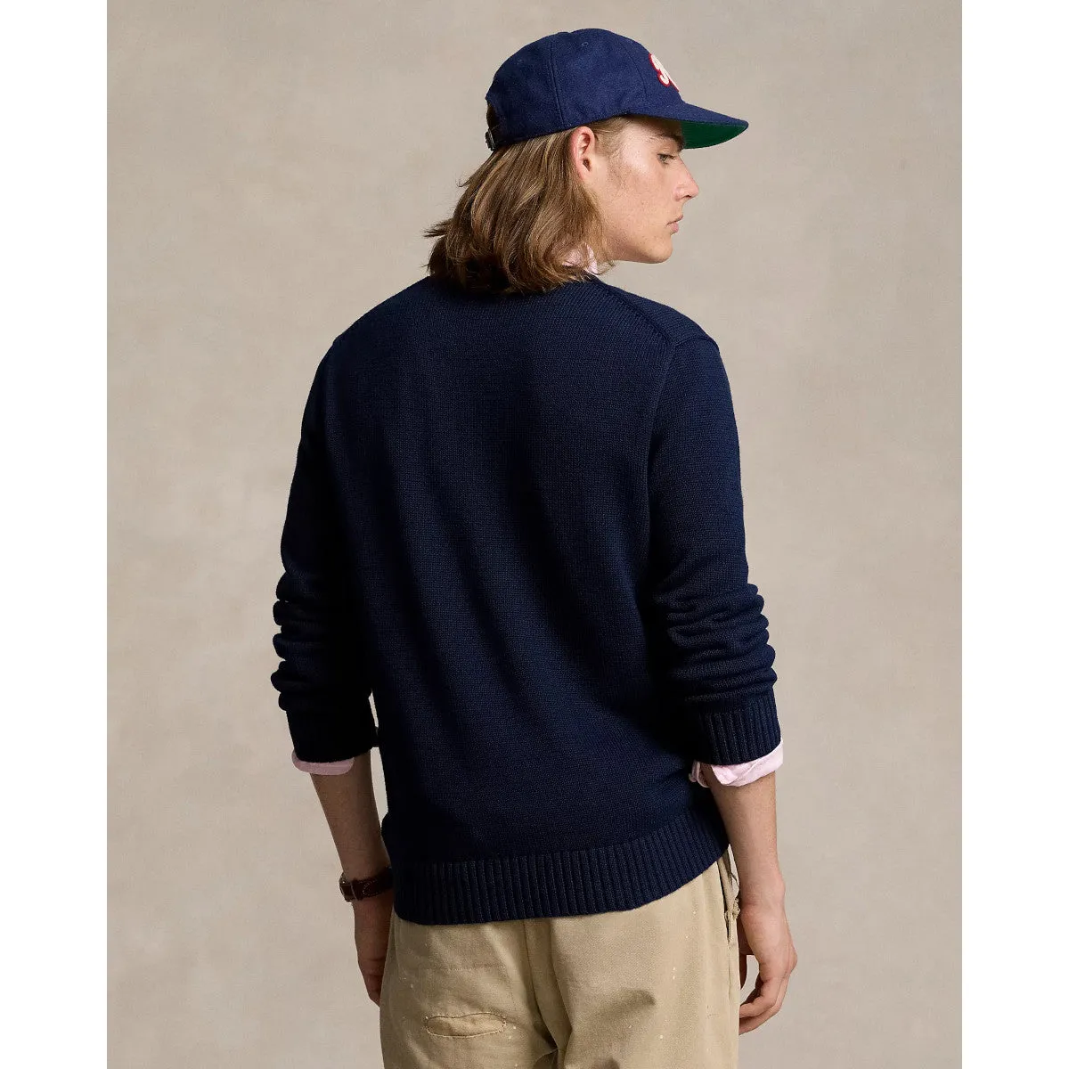 Polo Ralph Lauren LS Cotton Sweater 001 Hunter Navy