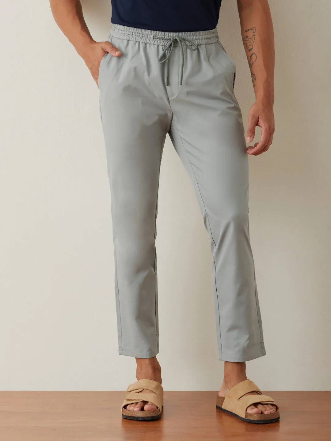 Sage Green Plain Joggers