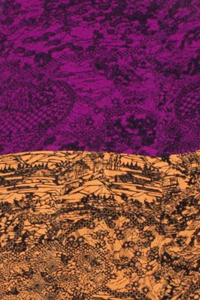 Short Kimono Jacket in Oshima Print Crinkle
