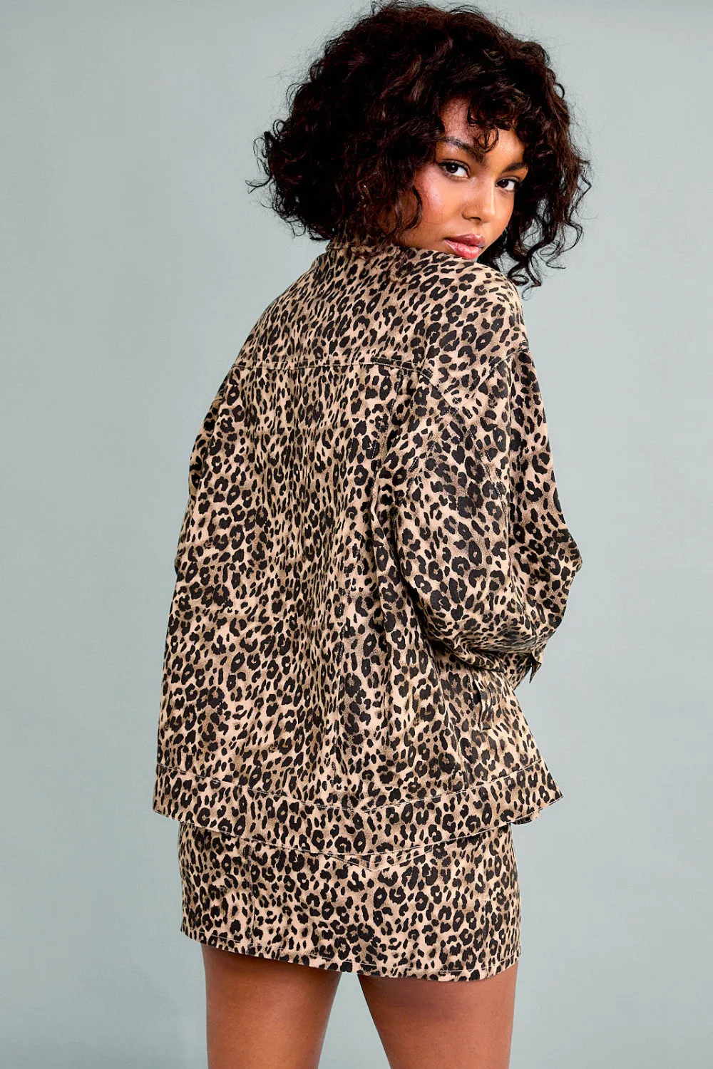 spot on denim jacket