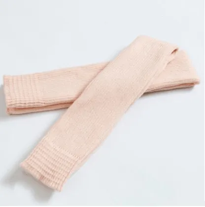 Step over the knee and pile up leg warmers