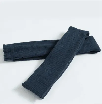 Step over the knee and pile up leg warmers