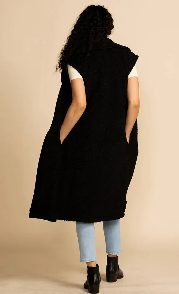 Teddy Vest Black
