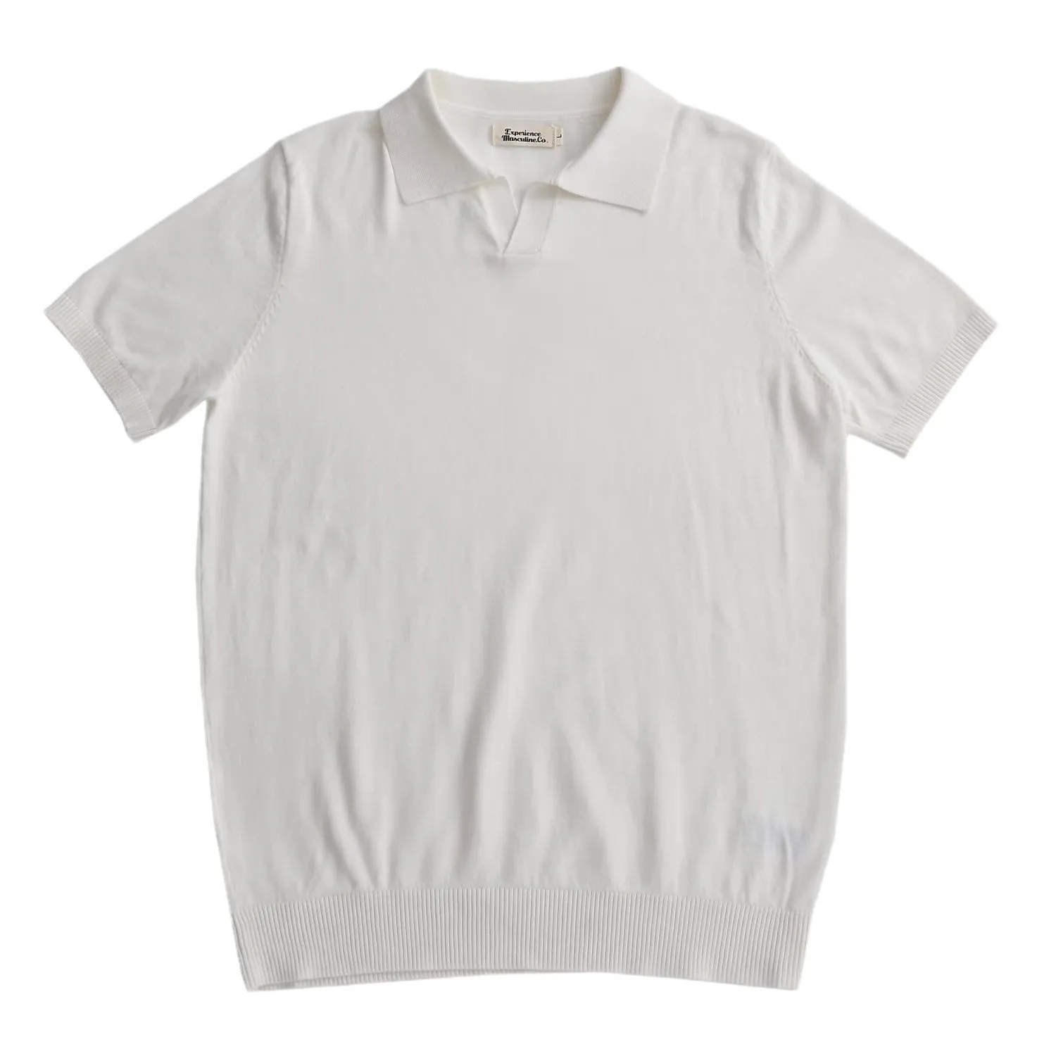 Voguable classy outfits men Lapel Business Polo Men's Sweater Seagull Collar T-shirt Men's Casual Solid Color Slim Fit American Men's Summer Short Sleeve