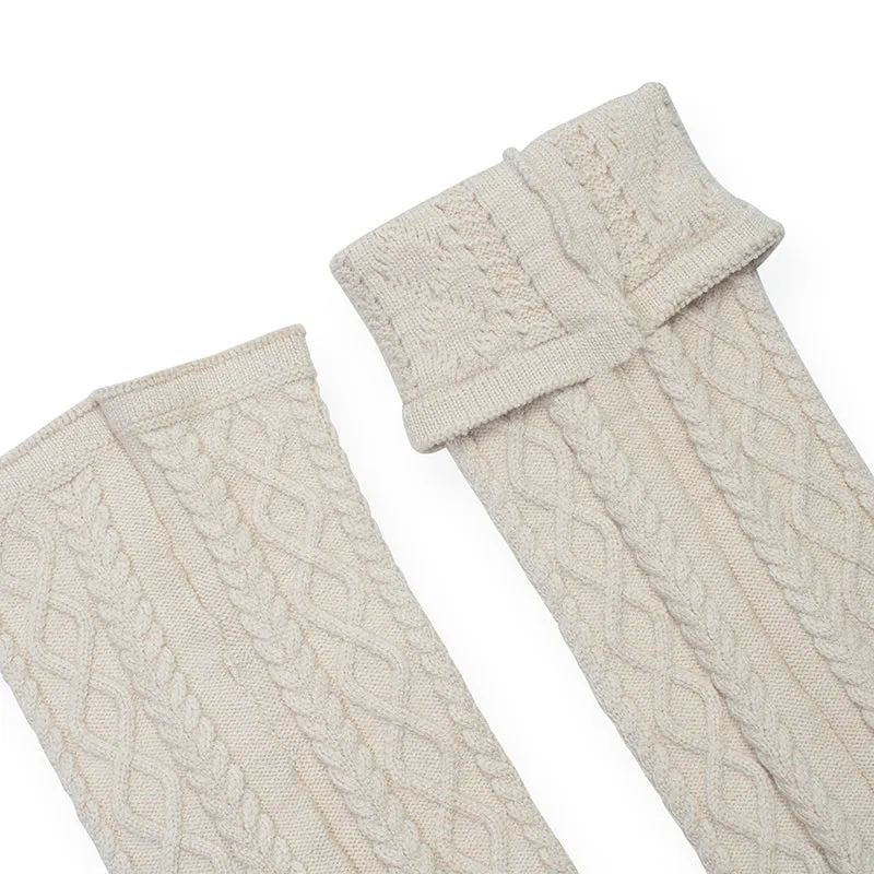 Women Stretchy Knit Thick Leg Warmer Socks