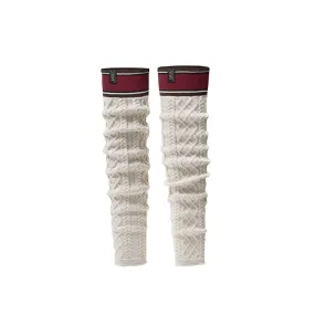 Women Stretchy Knit Thick Leg Warmer Socks