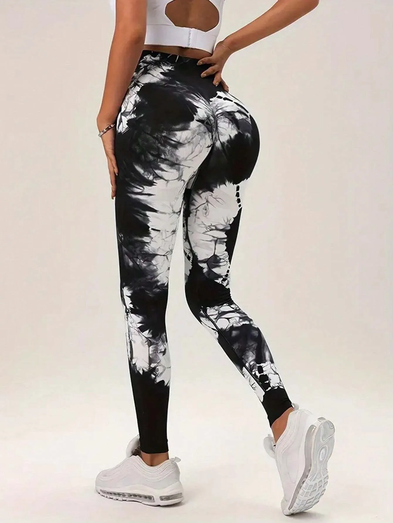 Yoga Trendy Tie Dye Yoga Leggings
