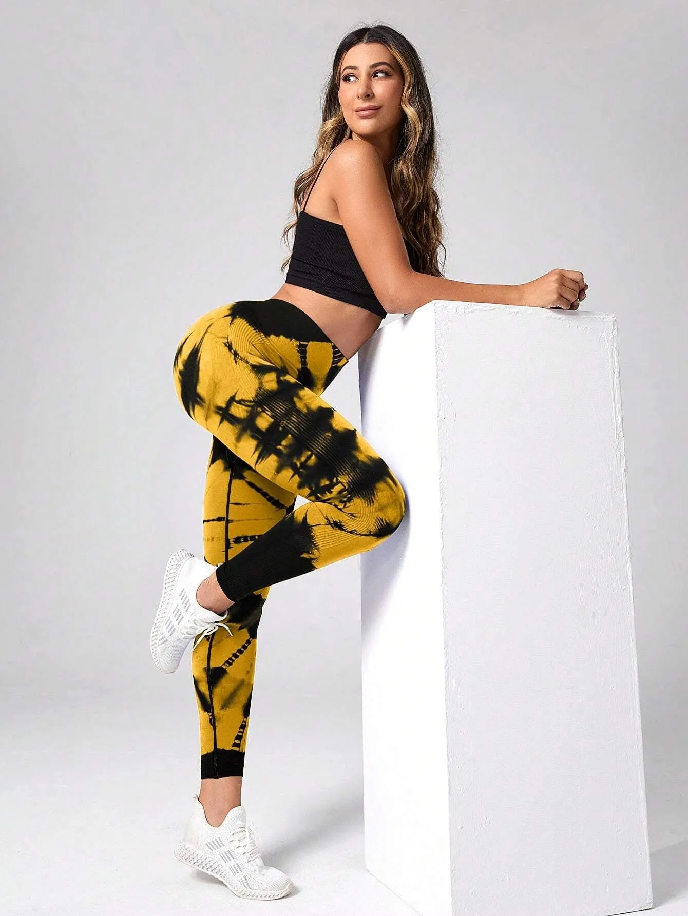 Yoga Trendy Tie Dye Yoga Leggings