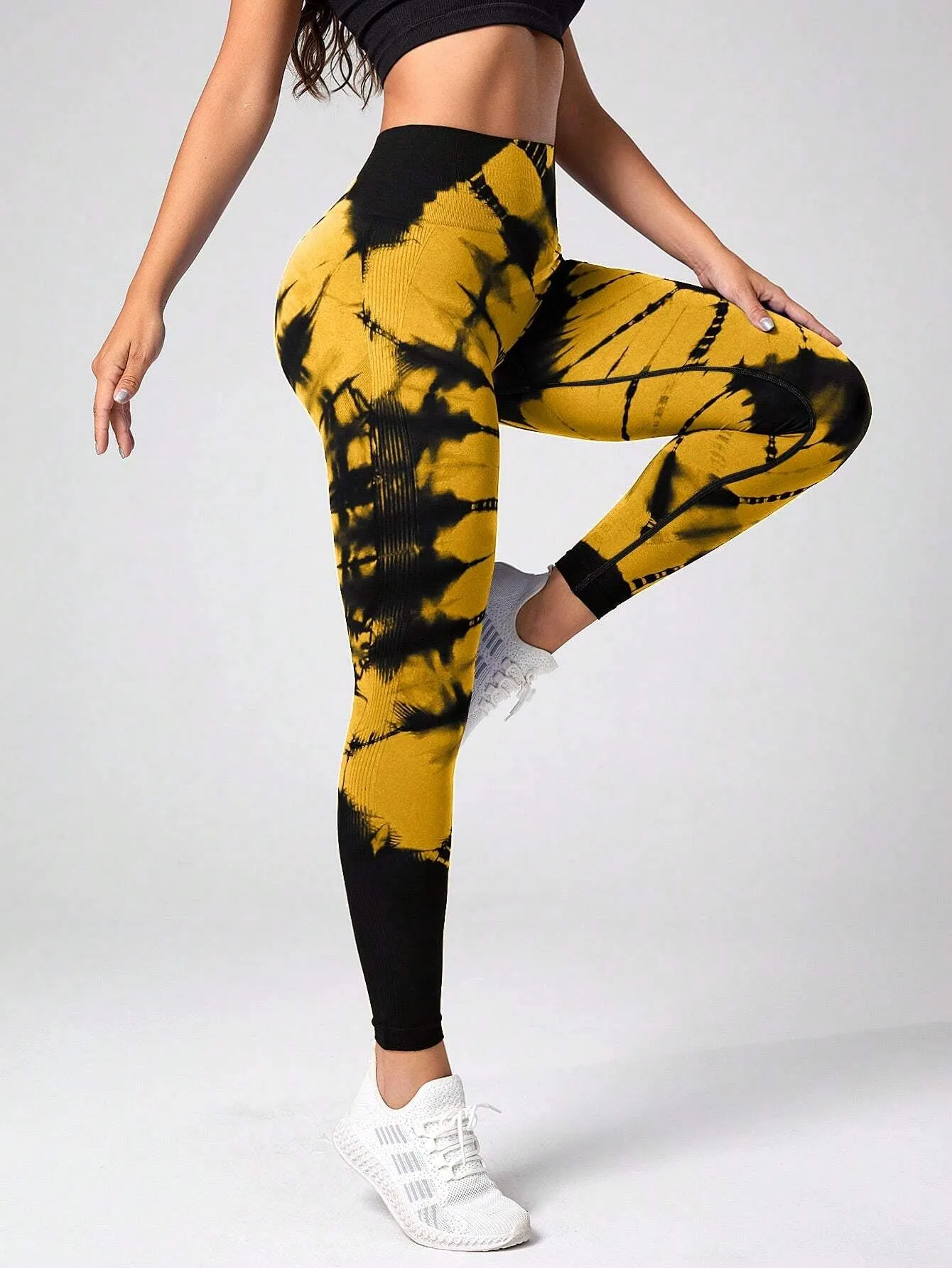 Yoga Trendy Tie Dye Yoga Leggings