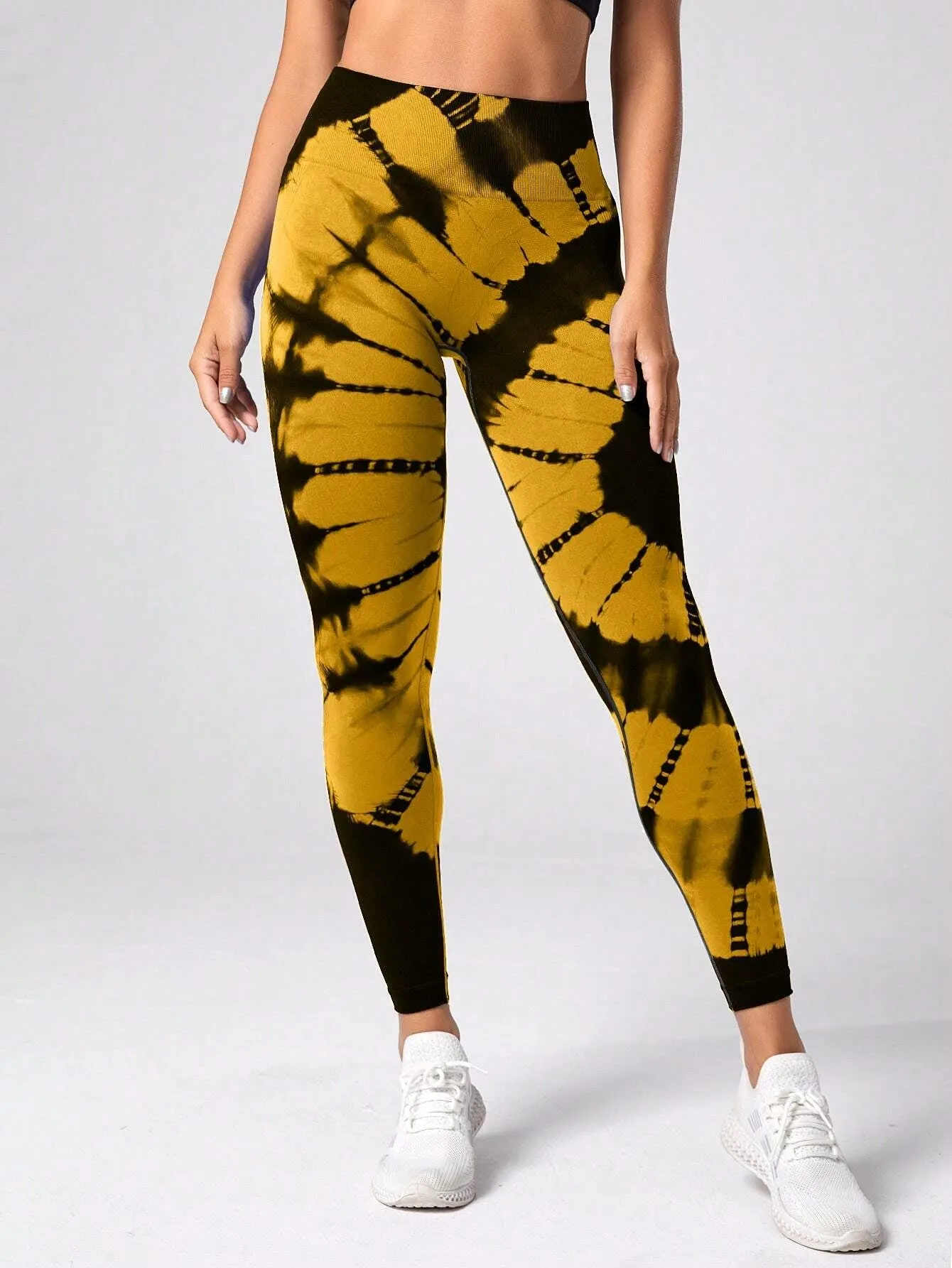 Yoga Trendy Tie Dye Yoga Leggings