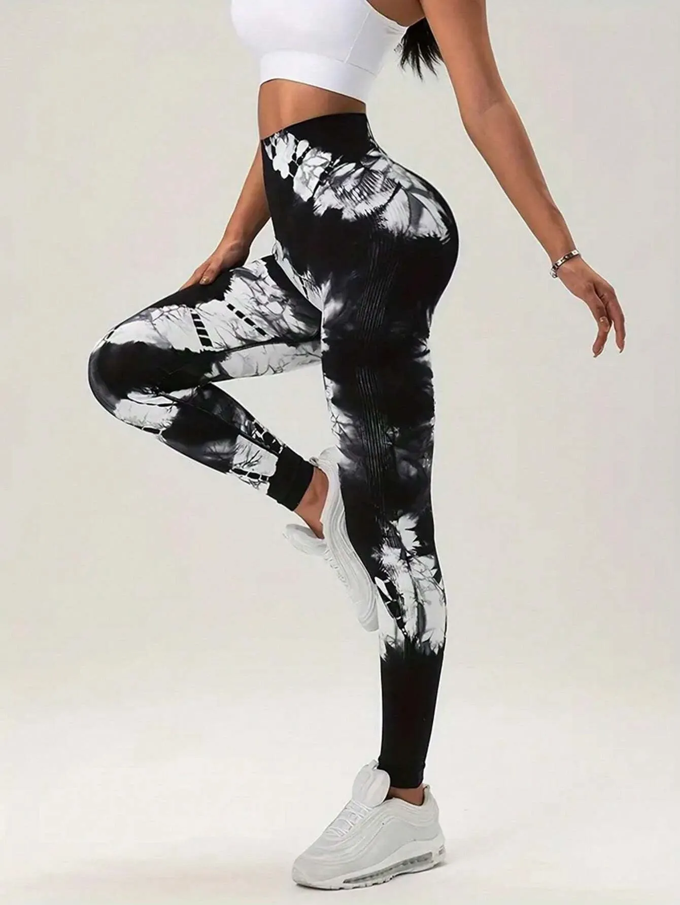 Yoga Trendy Tie Dye Yoga Leggings