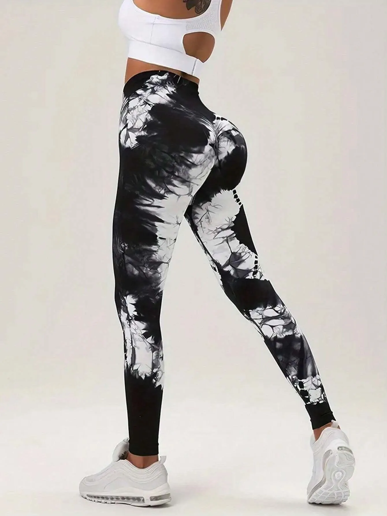 Yoga Trendy Tie Dye Yoga Leggings